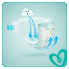 PIELUSZKI PAMPERS ACTIVE BABY ROZMIAR 4+ MAXI PLUS 10-15 KG, 120 SZT.