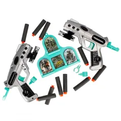 Pistolet Na Strzałki 2 Szt. Z Tarczą I Akcesoriami Mega Creative 6+