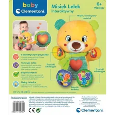 INTERAKTYWNY MISIEK LELEK – ŚPIEWA, UCZY LITER I CYFR PO POLSKU 6M+