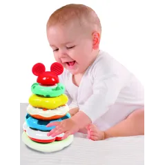 SORTER KOLOROWA WIEŻA MICKEY MOUSE CLEMENTONI DISNEY BABY – ZABAWKA EDUKACYJNA DLA NIEMOWLĄT 6–36M