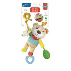 MIĘCIUTKA MASKOTKA ZAWIESZKA MISIO 0+ – ZABAWKA DLA NIEMOWLĄT DO WÓZKA I SAMOCHODU