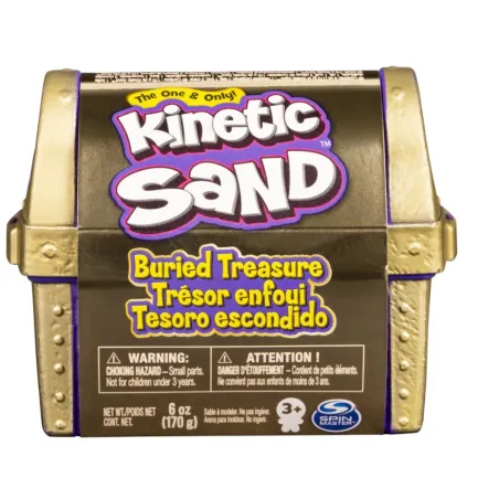 KINETIC SAND PIASEK KINETYCZNY ZAGINIONY SKARB SPIN MASTER 3+