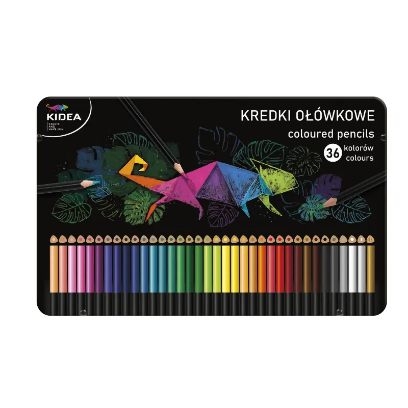 KREDKI OŁÓWKOWE TRÓJKĄTNE 36 KOLORÓW KREDKI OŁÓWKOWE TRÓJKĄTNE 36 KOLORÓW