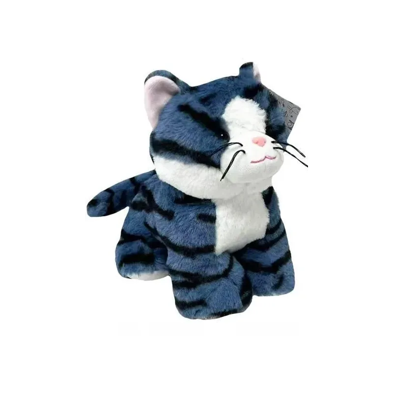 MASKOTKA KOTEK KACPEREK GRANATOWY W PASKI 25CM TULILO 3+