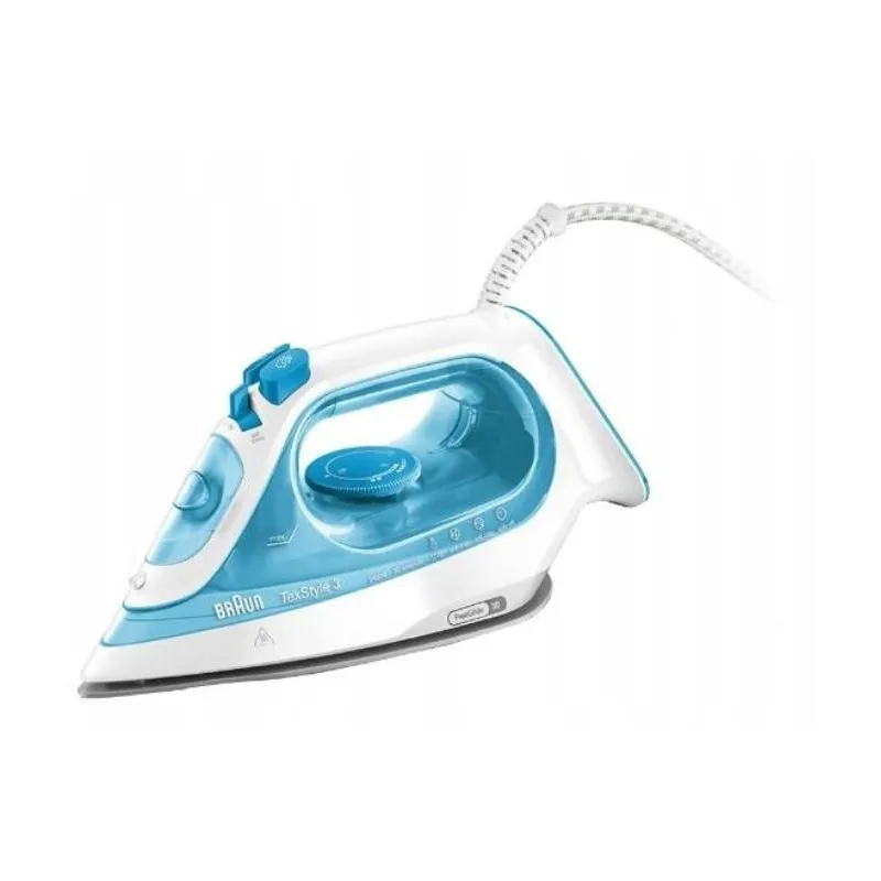 ŻELAZKO PAROWE BRAUN TEXSTYLE 3 SI3053BL – CERAMICZNA STOPA FREEGLIDE 3D