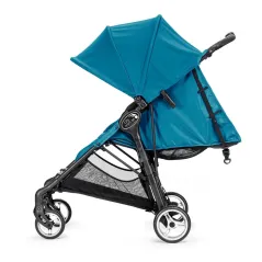 LEKKI WÓZEK SPACEROWY BABY JOGGER CITY MINI ZIP TEAL SPACERÓWKA –  DO 25 KG Z SYSTEMEM SKŁADANIA 3D