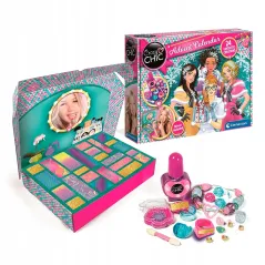 KALENDARZ ADWENTOWY CRAZY CHIC – ZESTAW DLA DZIEWCZYNEK Z KOSMETYKAMI I TATUAŻAMI 6+