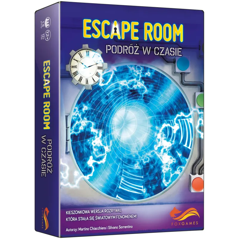 ESCAPE ROOM PODRÓŻ W CZASIE GRA KARCIANA 12+ - FoxGames