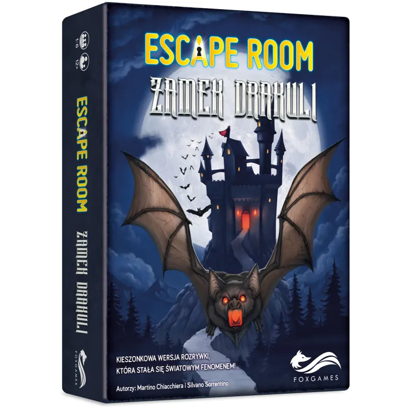ESCAPE ROOM ZAMEK DRAKULI GRA KARCIANA 12+ ESCAPE ROOM ZAMEK DRAKULI GRA KARCIANA 12+
