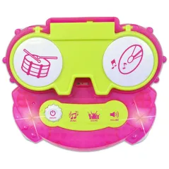 MIKROFON SCENICZNY DLA DZIECI BONTEMPI GIRL ZE STATYWEM I EFEKTAMI ŚWIETLNYMI 3+