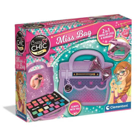 Crazy Chic Miss Torebka Toaletka Zestaw Do Makijażu Dla Dziewczynek Clementoni 6+