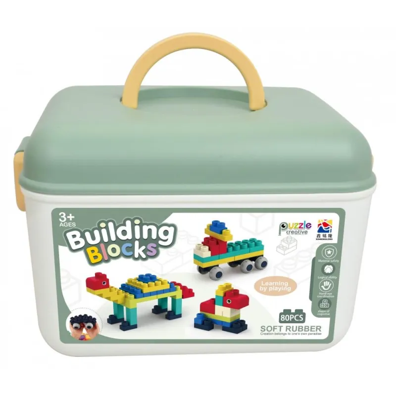 KLOCKI KONSTRUKCYJNE MEGA CREATIVE JUNIOR SOFT 80 ELEMENTÓW W WALIZCE 3+ KLOCKI KONSTRUKCYJNE MEGA CREATIVE JUNIOR SOFT 80 ELEMENTÓW W WALIZCE 3+