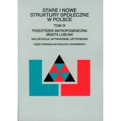 STARE I NOWE STRUKTURY SPOŁECZNE W POLSCE IX PRZESTRZEŃ ANTROPOGENICZNA MIASTA LUBLINA Józef Styk - UMCS