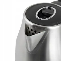 CZAJNIK ELEKTRYCZNY Z TERMOMETREM 1,7 L INOX 2200W Z WSKAŹNIKIEM POZIOMU WODY ESPERANZA
