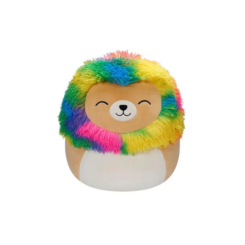 SQUISHMALLOWS LEW LEONARD 33 CM KOLOROWY PLUSZAK MASKOTKA