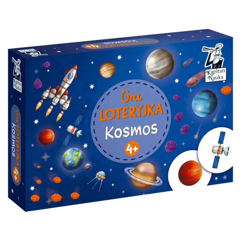 LOTERYJKA KOSMOS KAPITAN NAUKA GRA EDUKACYJNA 4+