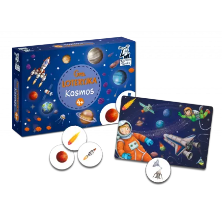 Loteryjka Kosmos Kapitan Nauka Gra Edukacyjna 4+