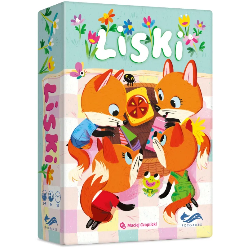 LISKI GRA PLANSZOWA FOKSAL 4+