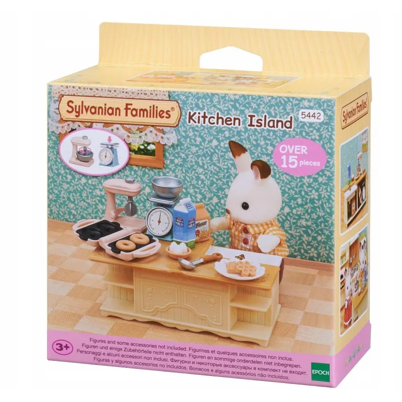 KUCHENNA WYSPA ZABAWA EDUKACYJNA SYLVANIAN FAMILIES EPOCH 3+
