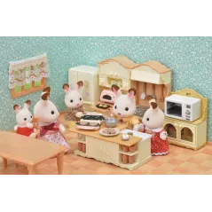 KUCHENNA WYSPA ZABAWA EDUKACYJNA SYLVANIAN FAMILIES EPOCH 3+