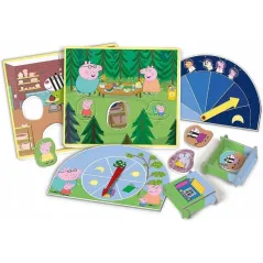 ŚWINKA PEPPA ZNAJDŹ PEPPĘ I PRZYJACIÓŁ GRA PLANSZOWA CLEMENTONI 3+