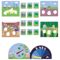 ŚWINKA PEPPA ZNAJDŹ PEPPĘ I PRZYJACIÓŁ GRA PLANSZOWA CLEMENTONI 3+