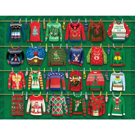 Świąteczne Swetry Puzzle 550 Elementów W Metalowej Puszce Eurographics 10+ Świąteczne Swetry Puzzle 550 Elementów W Metalowej Puszce Eurographics 10+