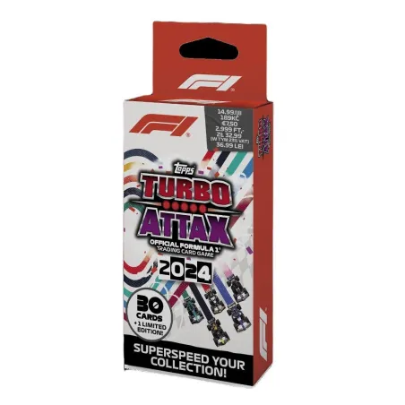 Karty Kolekcjonerskie F1 Turbo Attax 2024 Value Box – 30 Kart + 1 Limitowana Schumacher / Verstappen