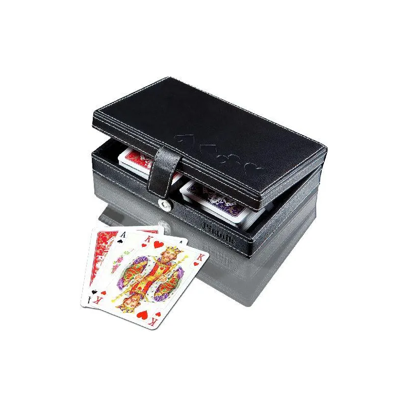 KARTY LUX W PUDEŁKU Z EKOSKÓRY PIATNIK - Piatnik KARTY LUX W PUDEŁKU Z EKOSKÓRY PIATNIK - Piatnik