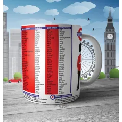 KUBEK CERAMICZNY ANGIELSKIE CZASOWNIKI NIEREGULARNE 330 ML - Soliton