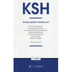 KODEKS SPÓŁEK HANDLOWYCH - C.H.Beck