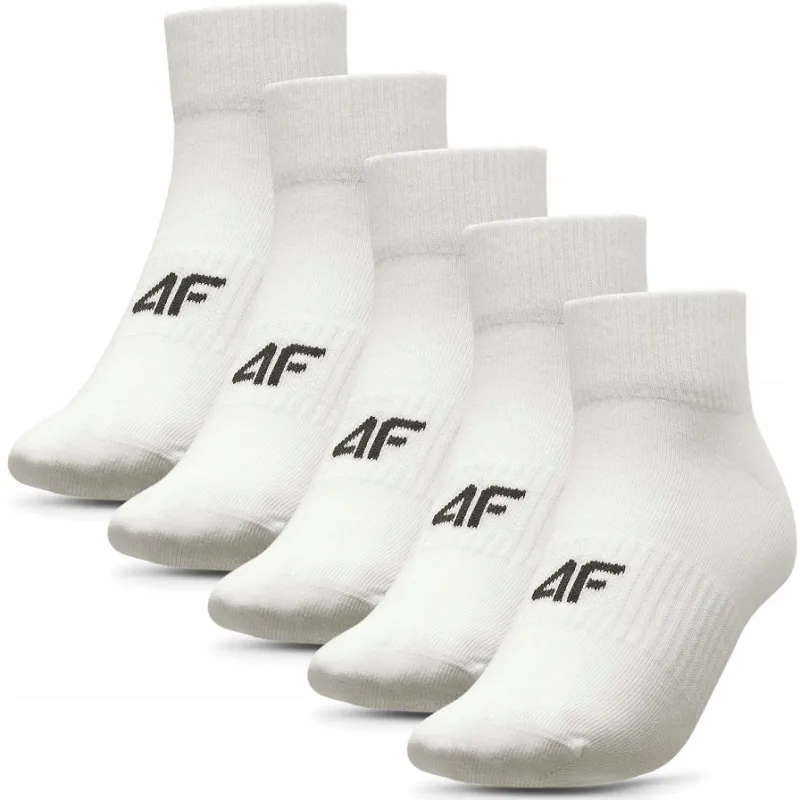 SKARPETY MĘSKIE 4F 5-PAK BAWEŁNIANE SPORTOWE ROZMIAR 39–42