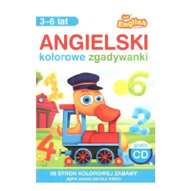 LEO ENGLISH ANGIELSKI KOLOROWE ZGADYWANKI 3-6 LAT + CD - Lingo LEO ENGLISH ANGIELSKI KOLOROWE ZGADYWANKI 3-6 LAT + CD - Lingo