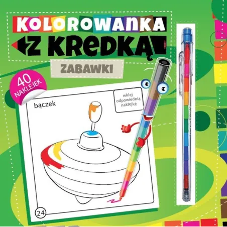 Kolorowanka Z Kredką Zabawki Kolorowanka Z Kredką Zabawki