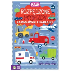 ROZPĘDZONE POJAZDY. ŁAMIGŁÓWKI I NAKLEJKI