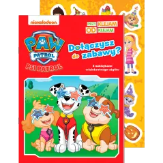 Dołączysz do zabawy Psi Patrol. Przyklejam Odklejam Opracowanie zbiorowe