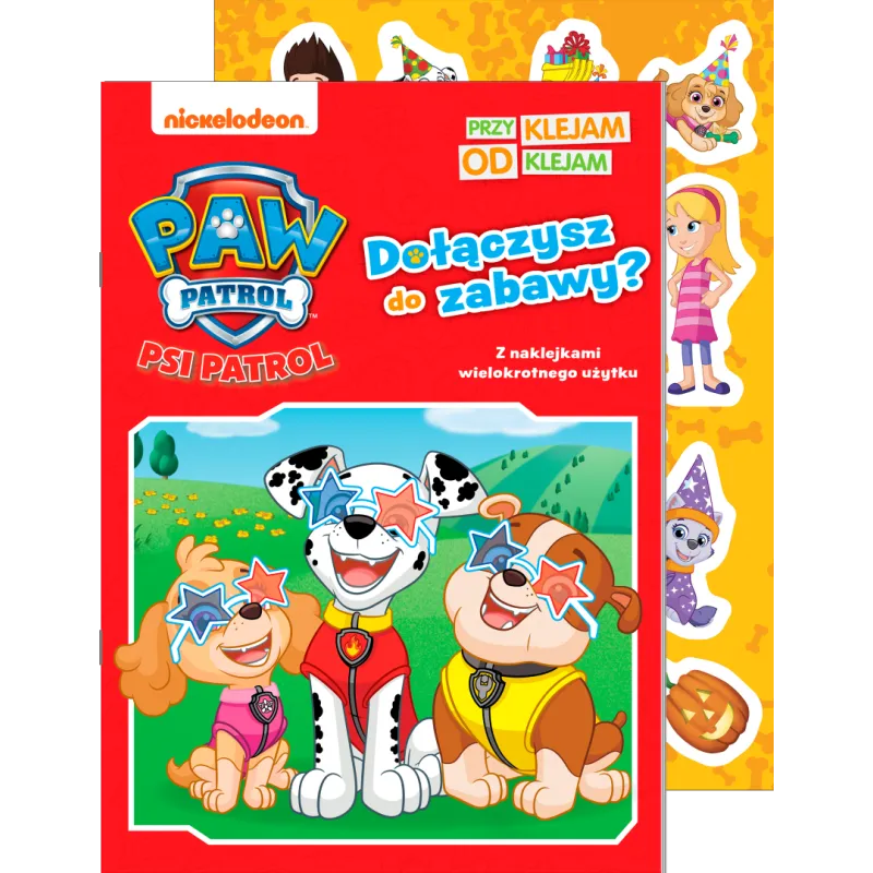 Dołączysz do zabawy Psi Patrol. Przyklejam Odklejam Opracowanie zbiorowe Dołączysz do zabawy Psi Patrol. Przyklejam Odklejam Opracowanie zbiorowe