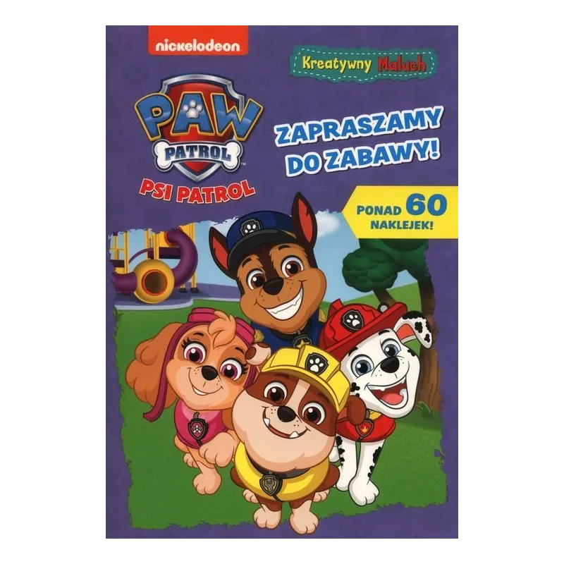 PSI PATROL. ZAPRASZAMY DO ZABAWY! KSIĄŻECZKA Z NAKLEJKAMI PSI PATROL. ZAPRASZAMY DO ZABAWY! KSIĄŻECZKA Z NAKLEJKAMI