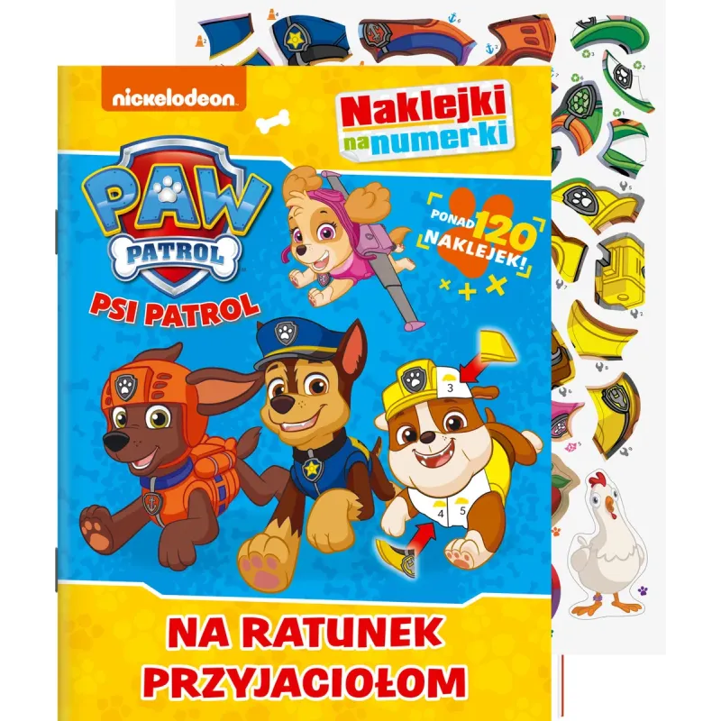 PSI PATROL. NA RATUNEK PRZYJACIOŁOM. NAKLEJKI NA NUMERKI PSI PATROL. NA RATUNEK PRZYJACIOŁOM. NAKLEJKI NA NUMERKI
