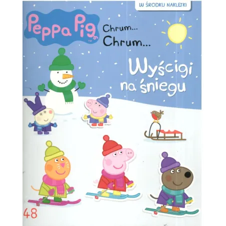 Świnka Peppa. Chrum... Chrum... Wyścig Na Śniegu. Książeczka Z Naklejkami Świnka Peppa. Chrum... Chrum... Wyścig Na Śniegu. Książeczka Z Naklejkami