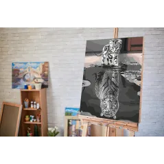 Malowanie Po Numerach Dusza Tygrysa 40X50 Cm Zestaw Kreatywny