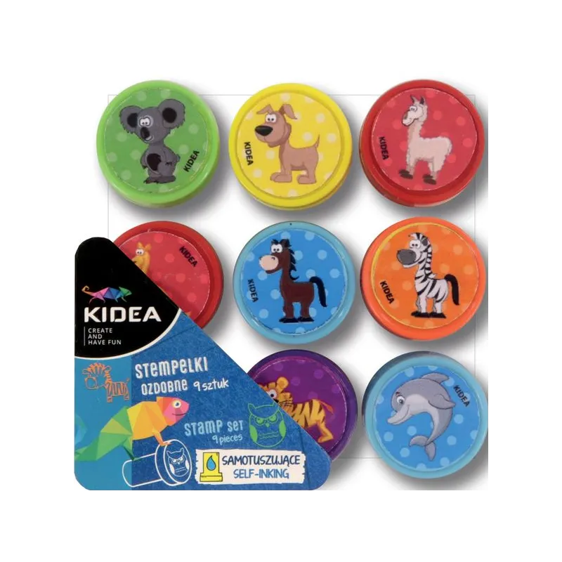 STEMPELKI OZDOBNE ZWIERZĘTA 9 SZT. - Derform