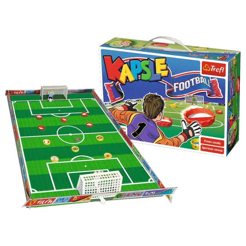 KAPSLE FOOTBALL GRA ZRĘCZNOŚCIOWA 5+ - Trefl KAPSLE FOOTBALL GRA ZRĘCZNOŚCIOWA 5+ - Trefl