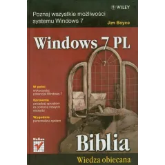 WINDOWS 7 PL BIBLIA WIEDZA OBIECANA Jim Boyce - Helion
