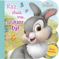 DISNEY KRÓLICZKI. RAZ, DWA, TRZY... SZUKASZ TY! KSIĄŻECZKA Z OKIENKAMI