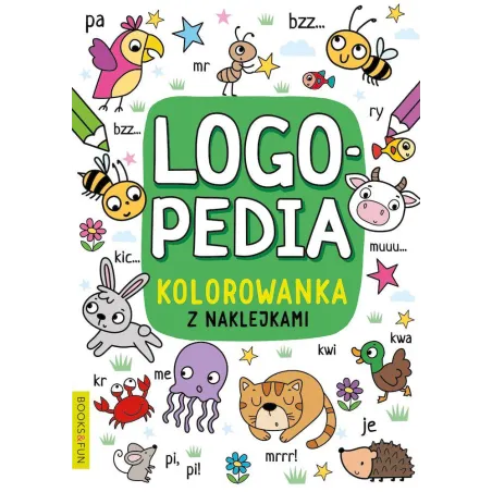 Logopedia. Kolorowanka Z Naklejkami 4 Logopedia. Kolorowanka Z Naklejkami 4