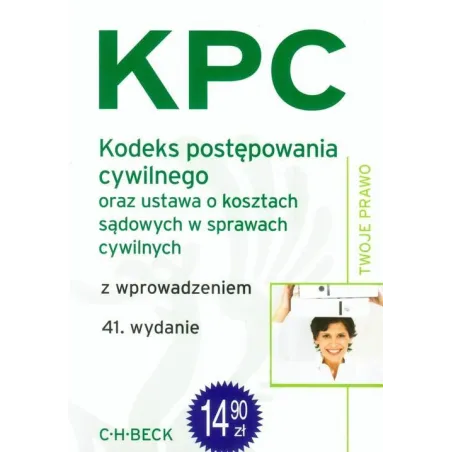 KODEKS POSTĘPOWANIA CYWILNEGO - C.H.Beck
