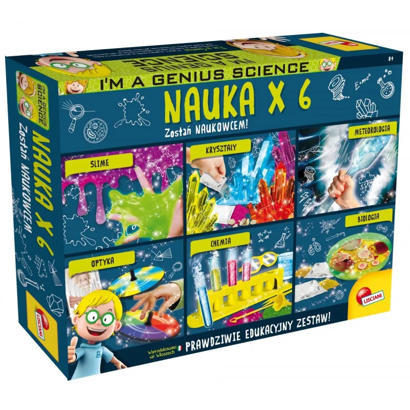 I’M A GENIUS ZESTAW NAUKA X6 ZOSTAŃ NAUKOWCEM 8+