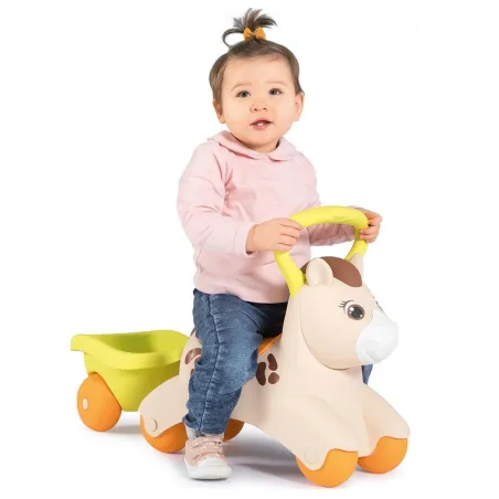 Jeździk Dla Malucha Smoby Kucyk Pony Ride-On Z Przyczepką 12M+