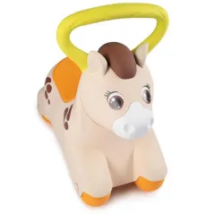 JEŹDZIK DLA MALUCHA SMOBY KUCYK PONY RIDE-ON Z PRZYCZEPKĄ 12M+